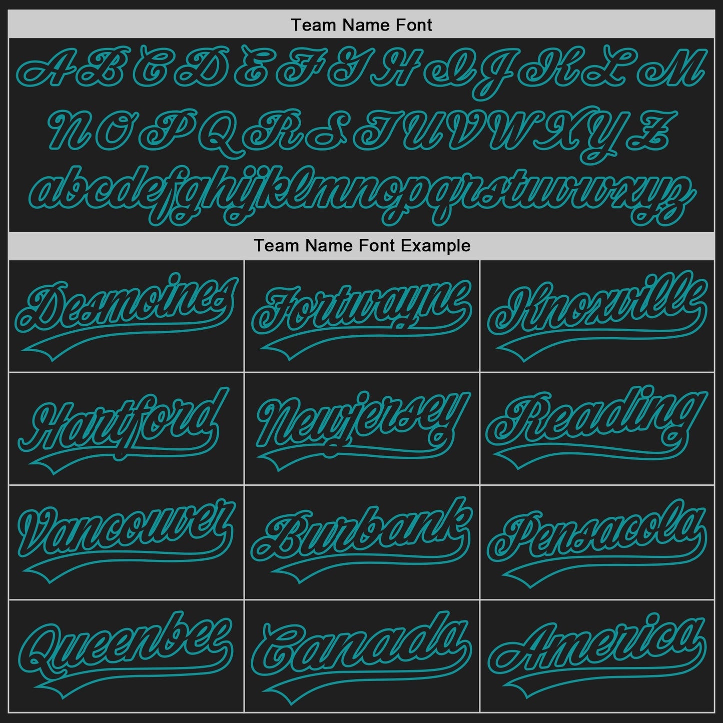 Custom Black Teal Pinstripe Black Authentic Baseball Jersey - Sky-Custom