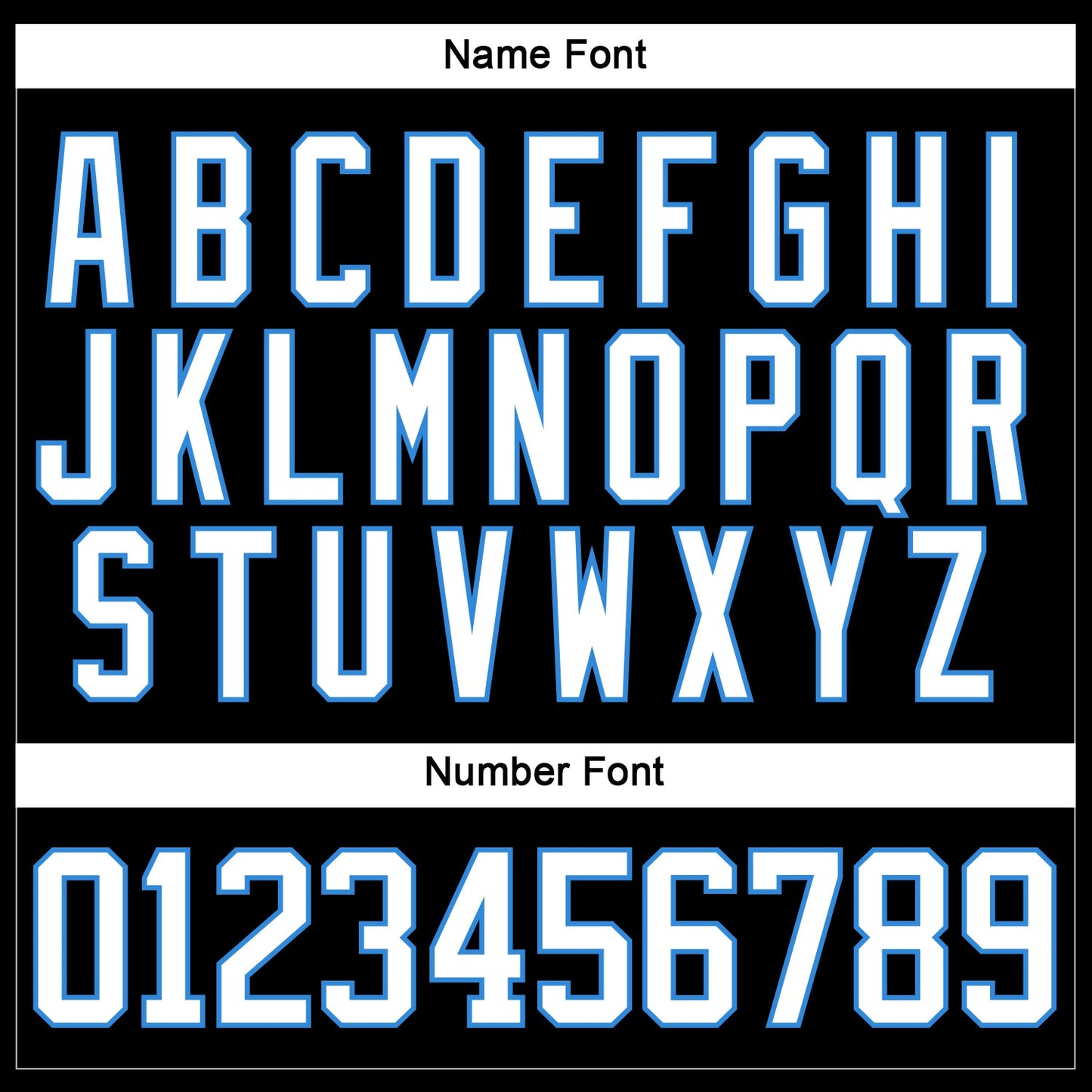 Custom Black White-Powder Blue Hockey Lace Neck Jersey - Sky-Custom