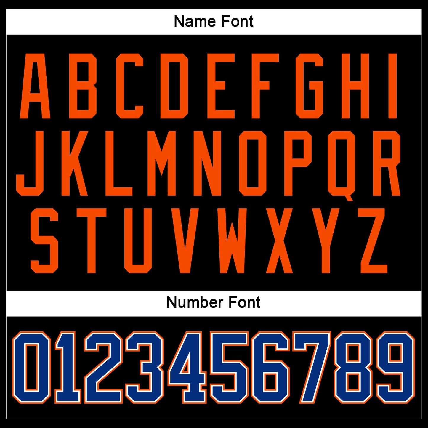 Custom Black Royal-Orange Hockey Lace Neck Jersey - Sky-Custom