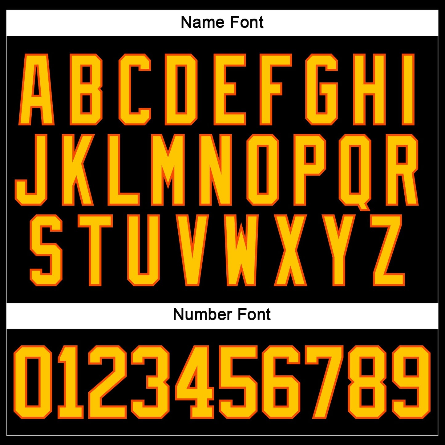 Custom Black Yellow-Orange Hockey Lace Neck Jersey - Sky-Custom