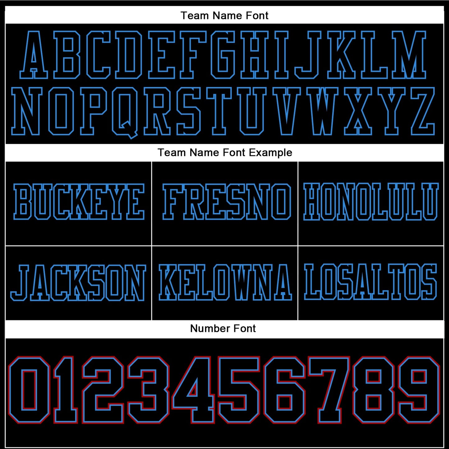 Custom Black Powder Blue-Red Mesh Authentic Football Jersey - Sky-Custom
