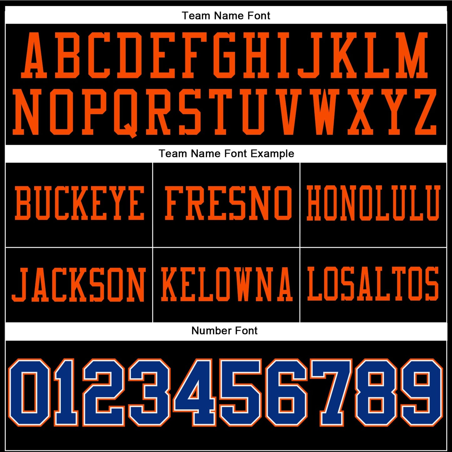 Custom Black Royal-Orange Mesh Authentic Football Jersey - Sky-Custom