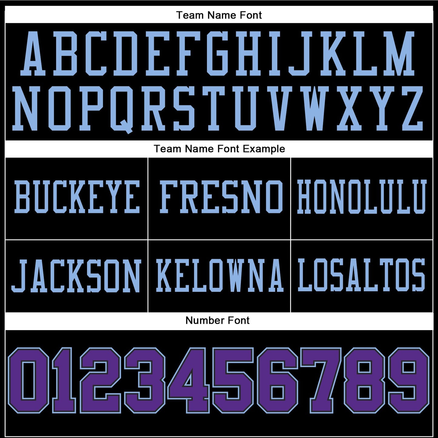 Custom Black Purple-Light Blue Mesh Authentic Football Jersey - Sky-Custom