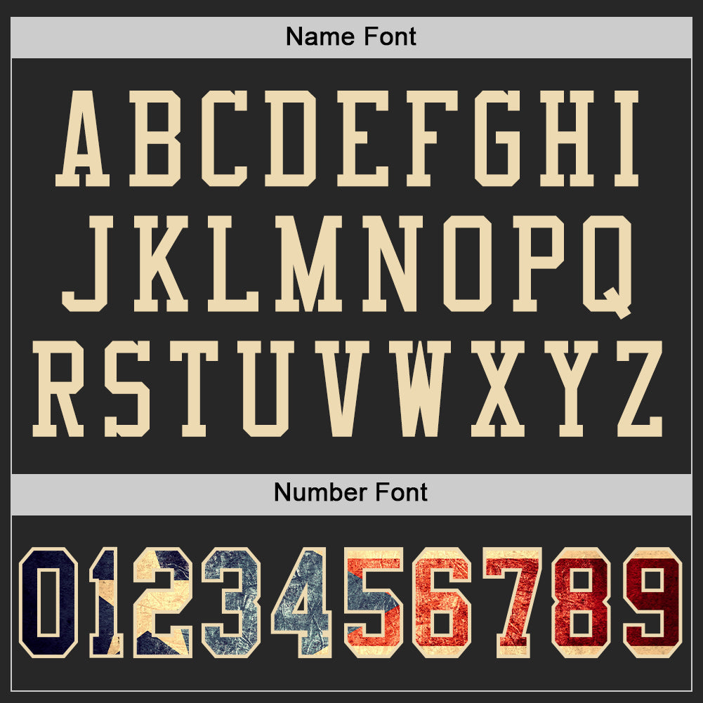 Custom Black Vintage Puerto Rican Flag-City Cream Mesh Authentic Football Jersey - Sky-Custom