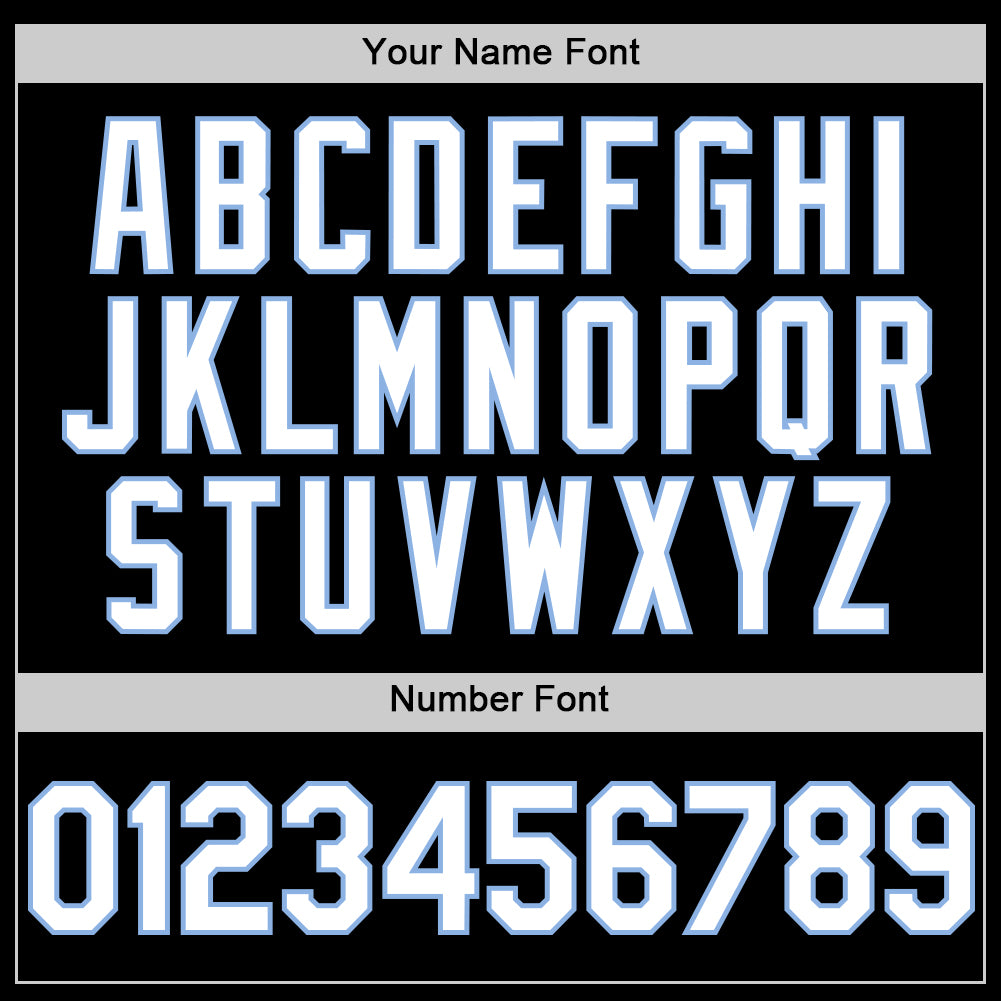 Custom Black White Pinstripe Light Blue Authentic Sleeveless Baseball Jersey - Sky-Custom