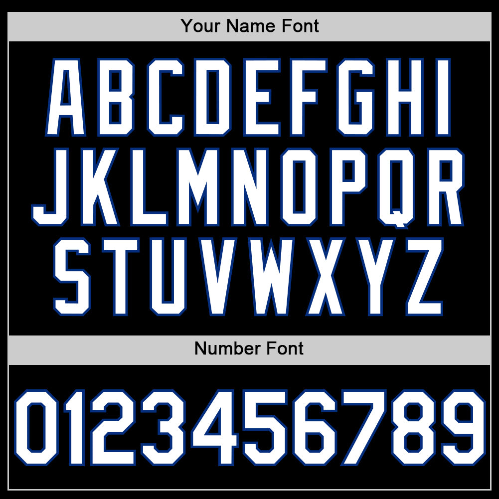 Custom Black White Pinstripe Royal Authentic Sleeveless Baseball Jersey - Sky-Custom