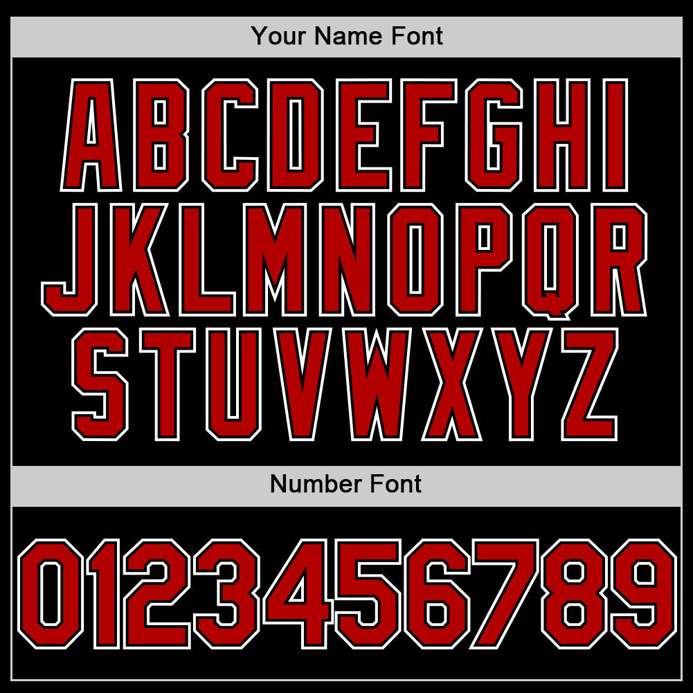 Custom Black Red Pinstripe White Authentic Sleeveless Baseball Jersey - Sky-Custom