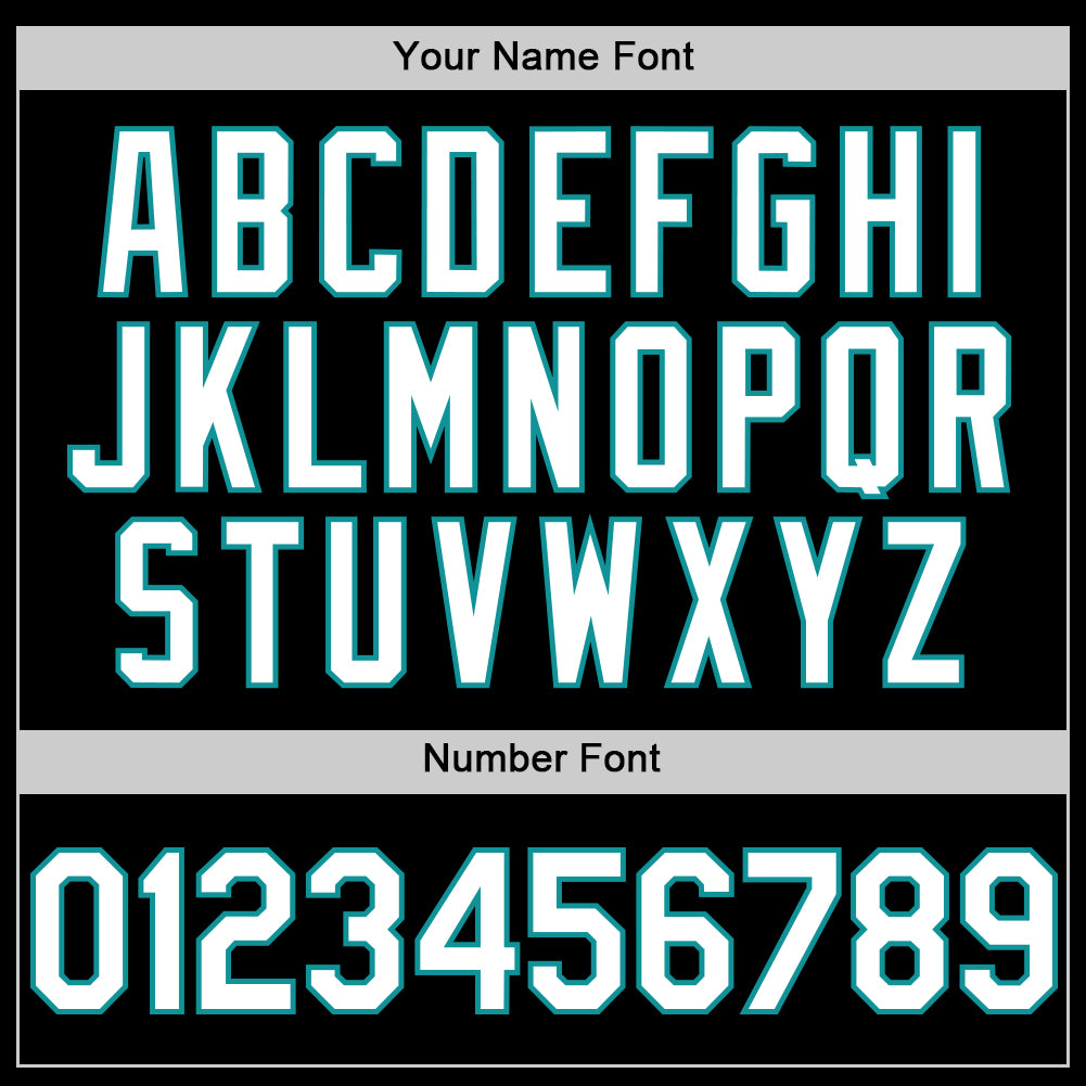 Custom Black White-Teal Authentic Sleeveless Baseball Jersey - Sky-Custom