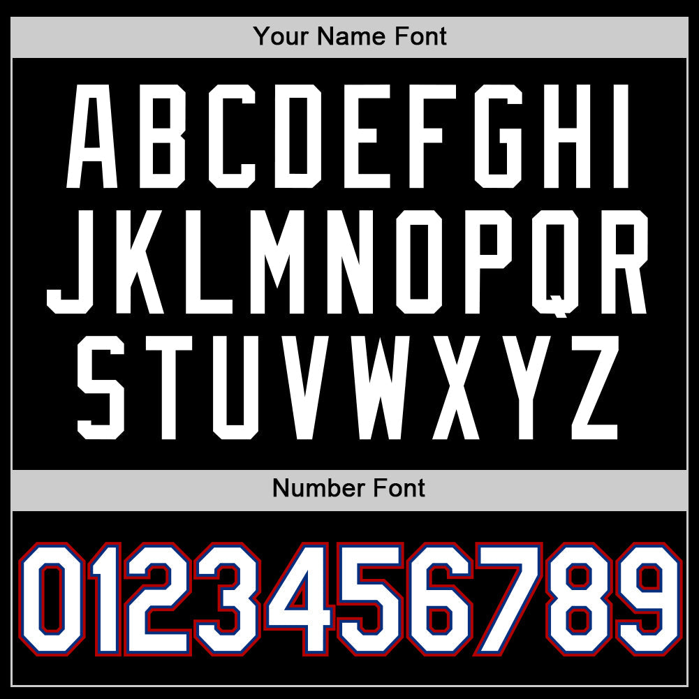 Custom Black Royal-Red Authentic Throwback Baseball Jersey - Sky-Custom