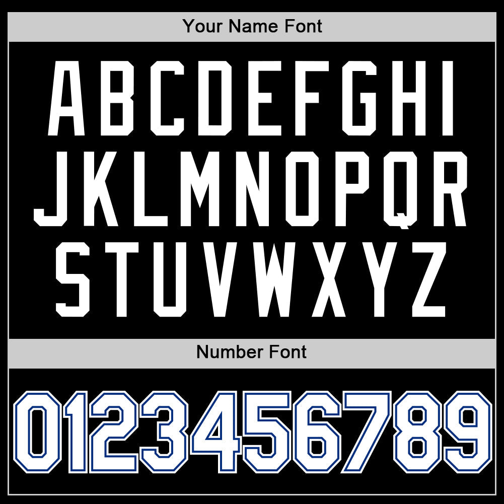 Custom Black White-Royal Authentic Throwback Baseball Jersey - Sky-Custom