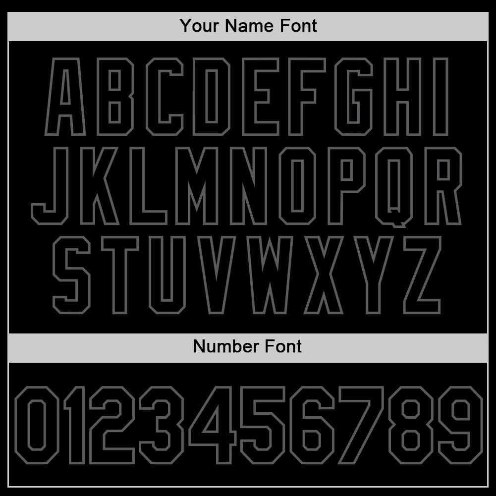 Custom Black Steel Gray Authentic Throwback Baseball Jersey - Sky-Custom