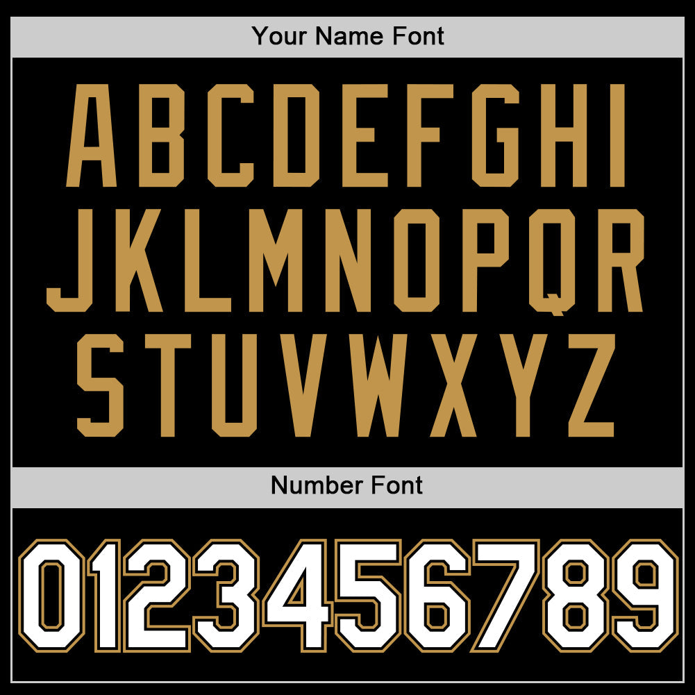 Custom Black White-Old Gold Authentic Throwback Baseball Jersey - Sky-Custom