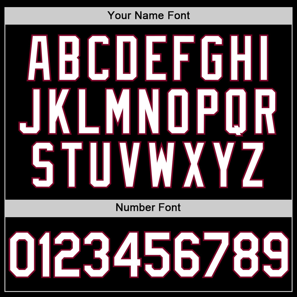 Custom Black White-Maroon Authentic Throwback Baseball Jersey - Sky-Custom