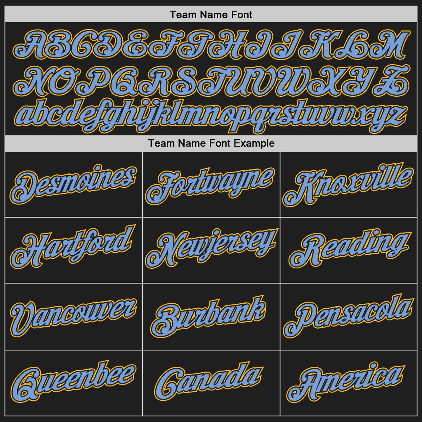 Custom Black Light Blue-Gold Authentic Throwback Basketball Jersey - Sky-Custom