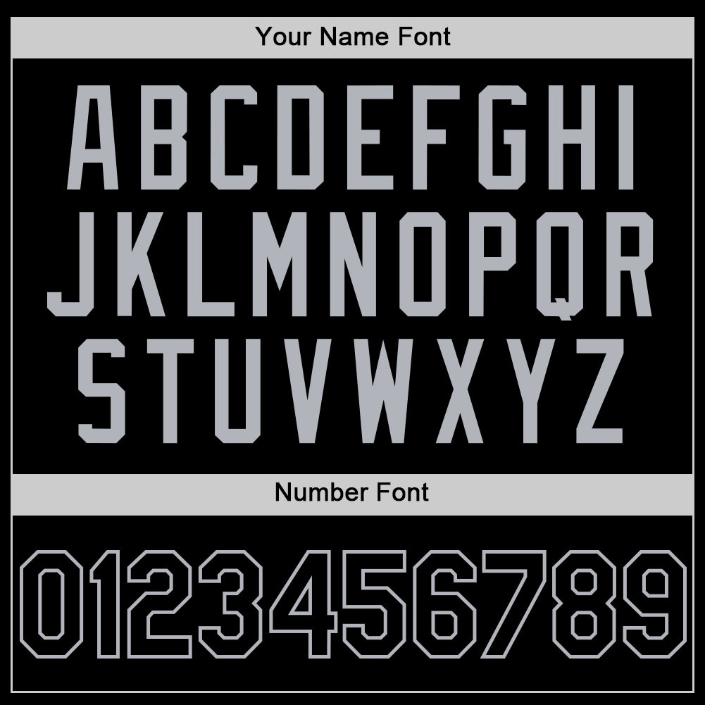 Custom Black Gray Mesh Authentic Throwback Baseball Jersey - Sky-Custom