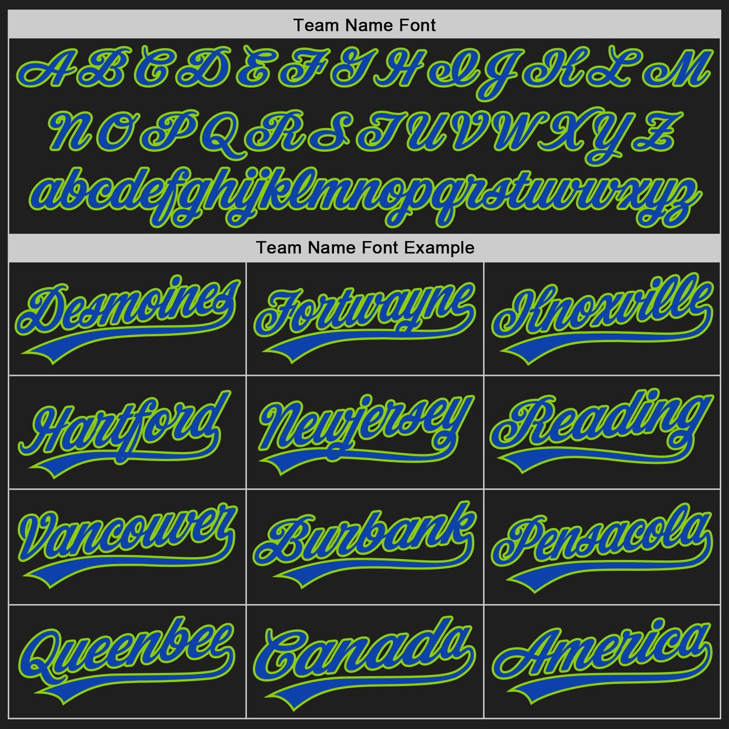 Custom Black Neon Green Pinstripe Thunder Blue Authentic Baseball Jersey - Sky-Custom
