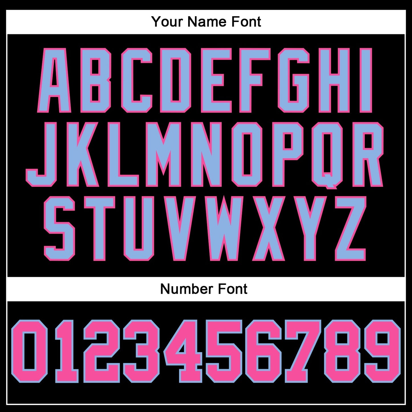 Custom Black Pink-Light Blue Mesh Authentic Football Jersey - Sky-Custom