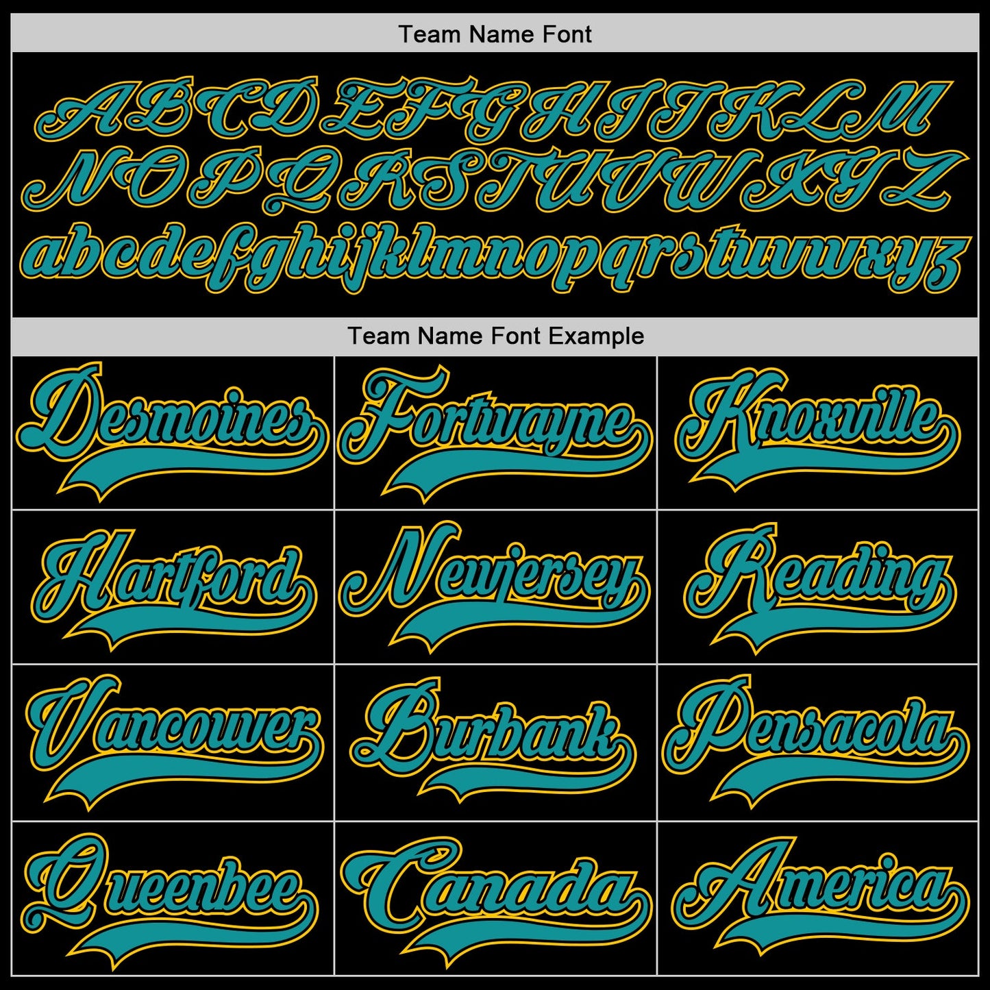Custom Black Teal-Yellow Hockey Lace Neck Jersey - Sky-Custom