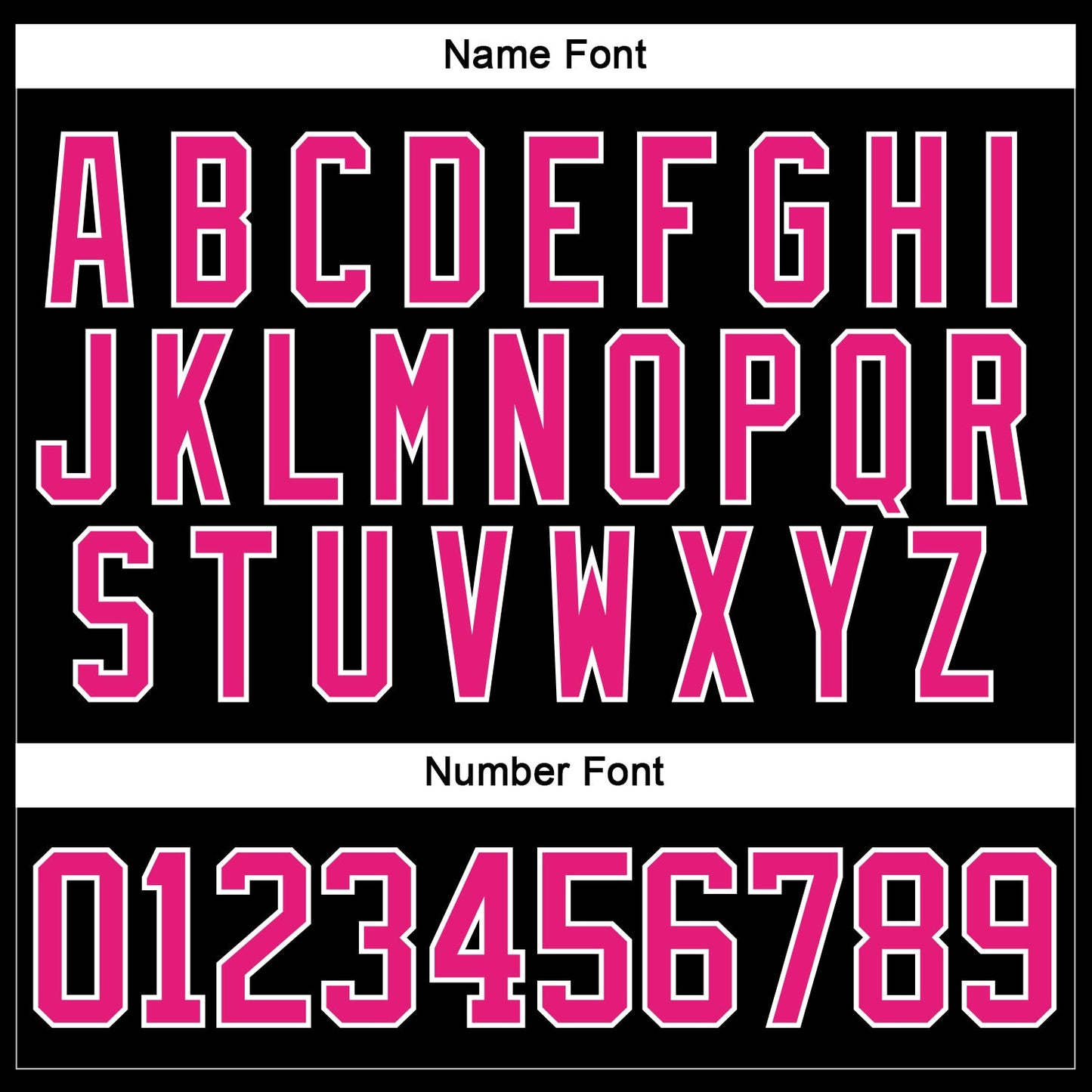 Custom Black Hot Pink-White Hockey Lace Neck Jersey - Sky-Custom