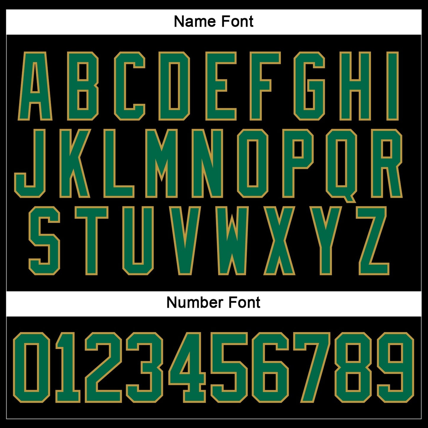 Custom Black Kelly Green-Old Gold Hockey Lace Neck Jersey - Sky-Custom