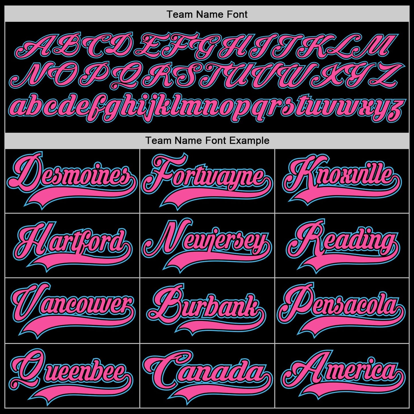 Custom Black Pink-Sky Blue Hockey Lace Neck Jersey - Sky-Custom