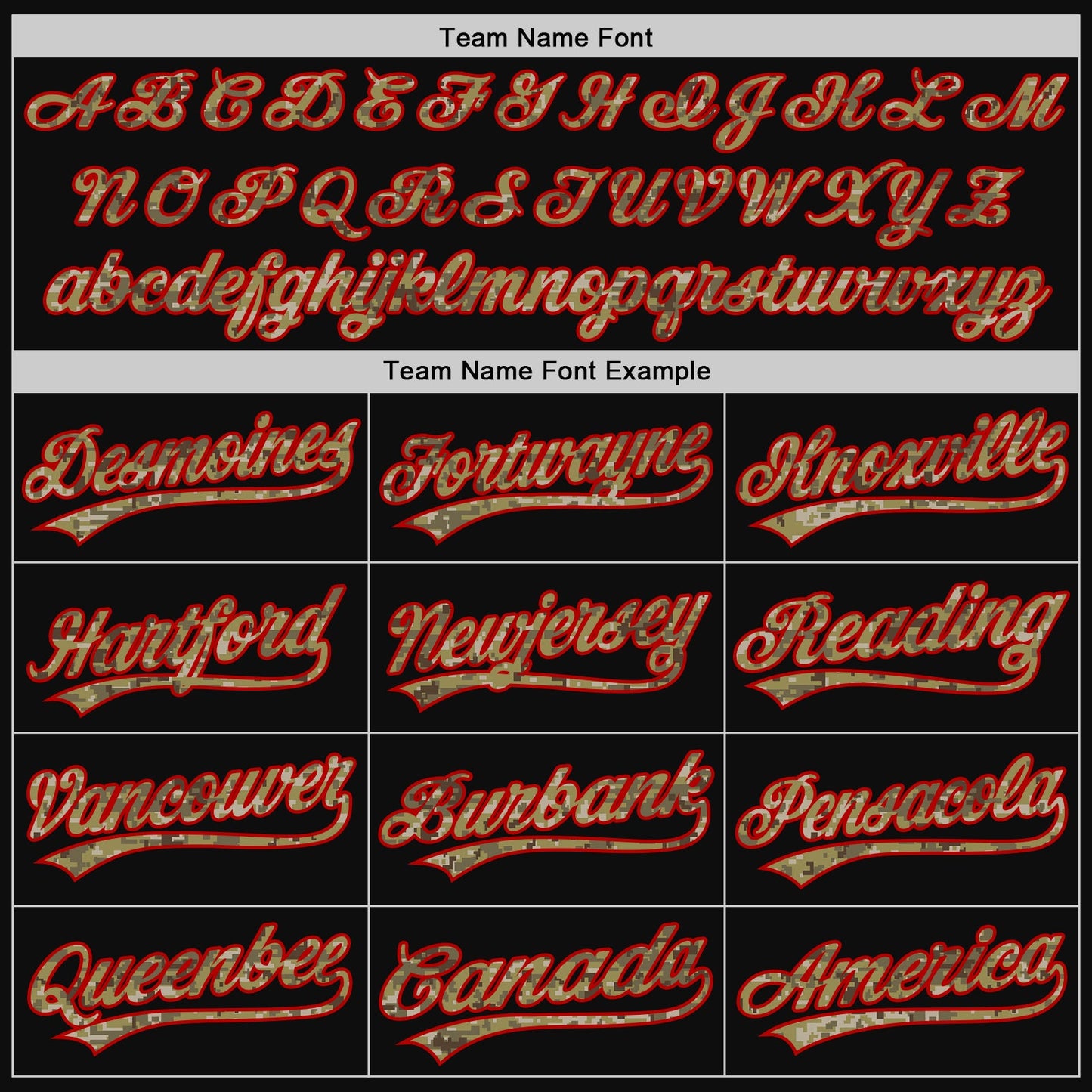 Custom Black Camo-Red Authentic Throwback Baseball Jersey - Sky-Custom