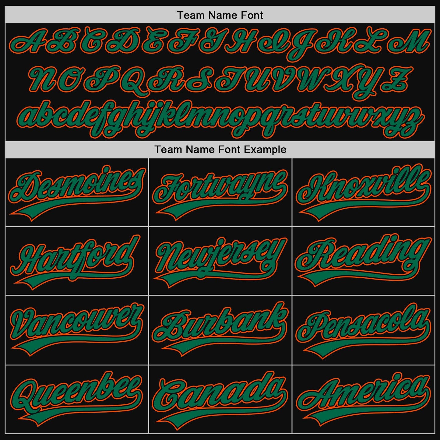 Custom Black Kelly Green-Orange Authentic Throwback Baseball Jersey - Sky-Custom