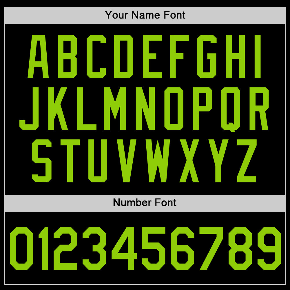 Custom Black Neon Green-Green Authentic Throwback Basketball Jersey - Sky-Custom