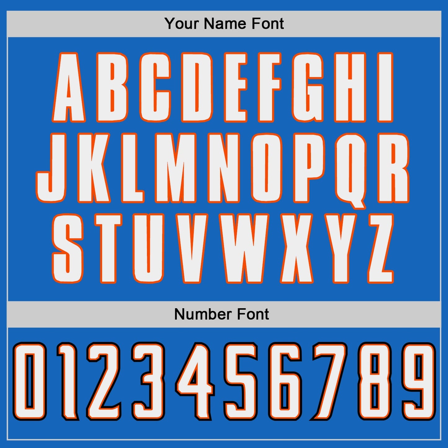 Custom Blue White-Orange Authentic Throwback Basketball Jersey - Sky-Custom