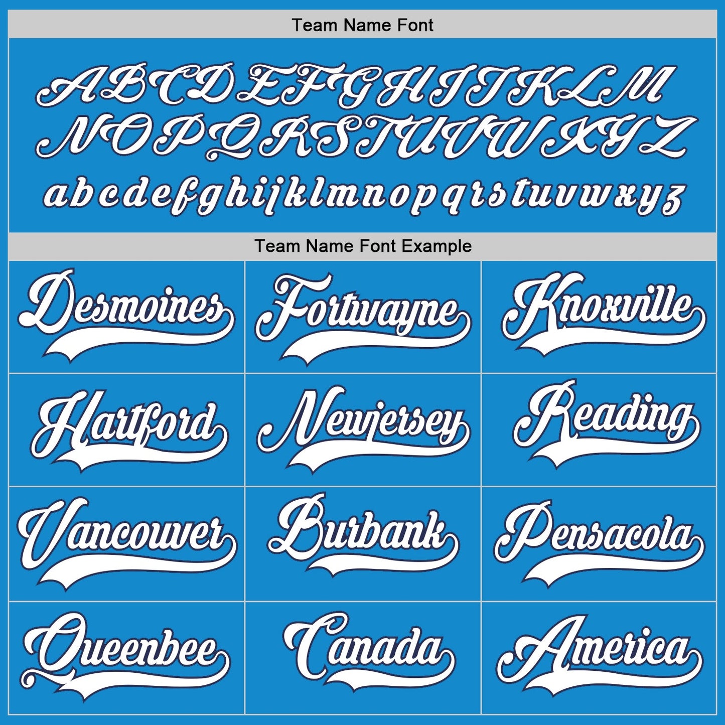 Custom Blue White-Navy Hockey Jersey - Sky-Custom