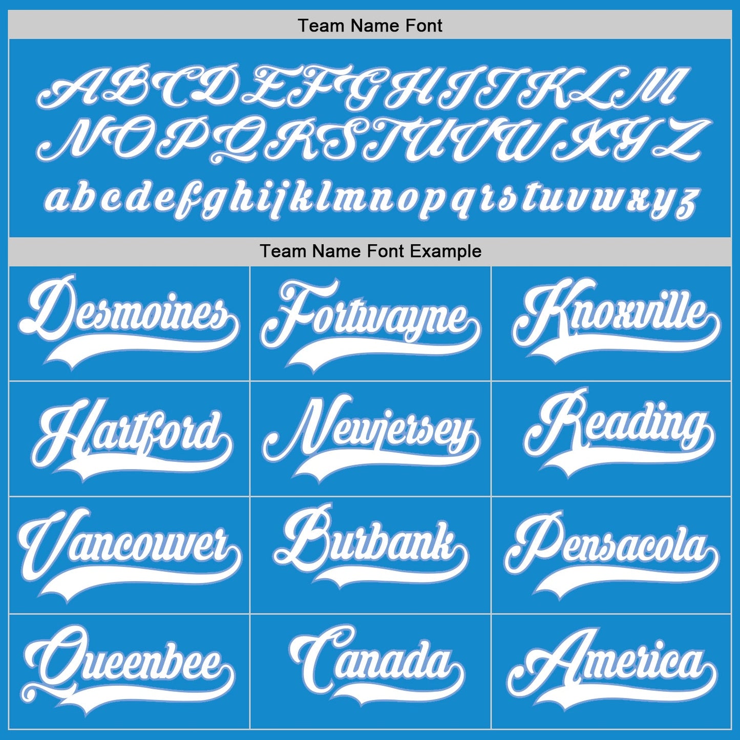 Custom Blue White-Light Blue Hockey Jersey - Sky-Custom