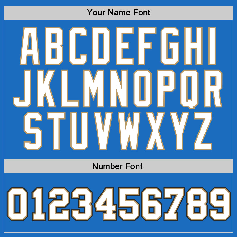 Custom Blue White-Old Gold Authentic Throwback Basketball Jersey - Sky-Custom