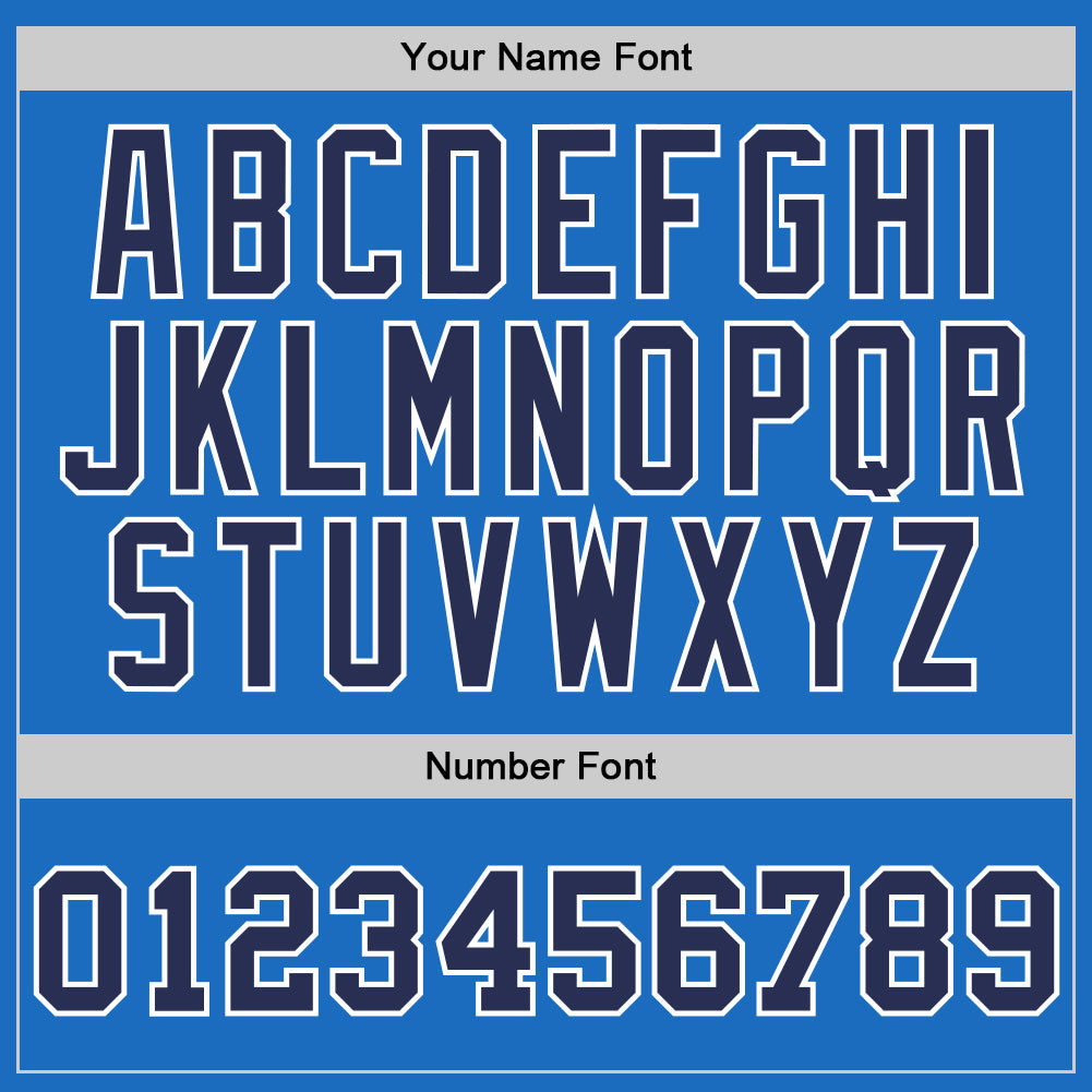 Custom Blue Navy-White Authentic Throwback Basketball Jersey - Sky-Custom