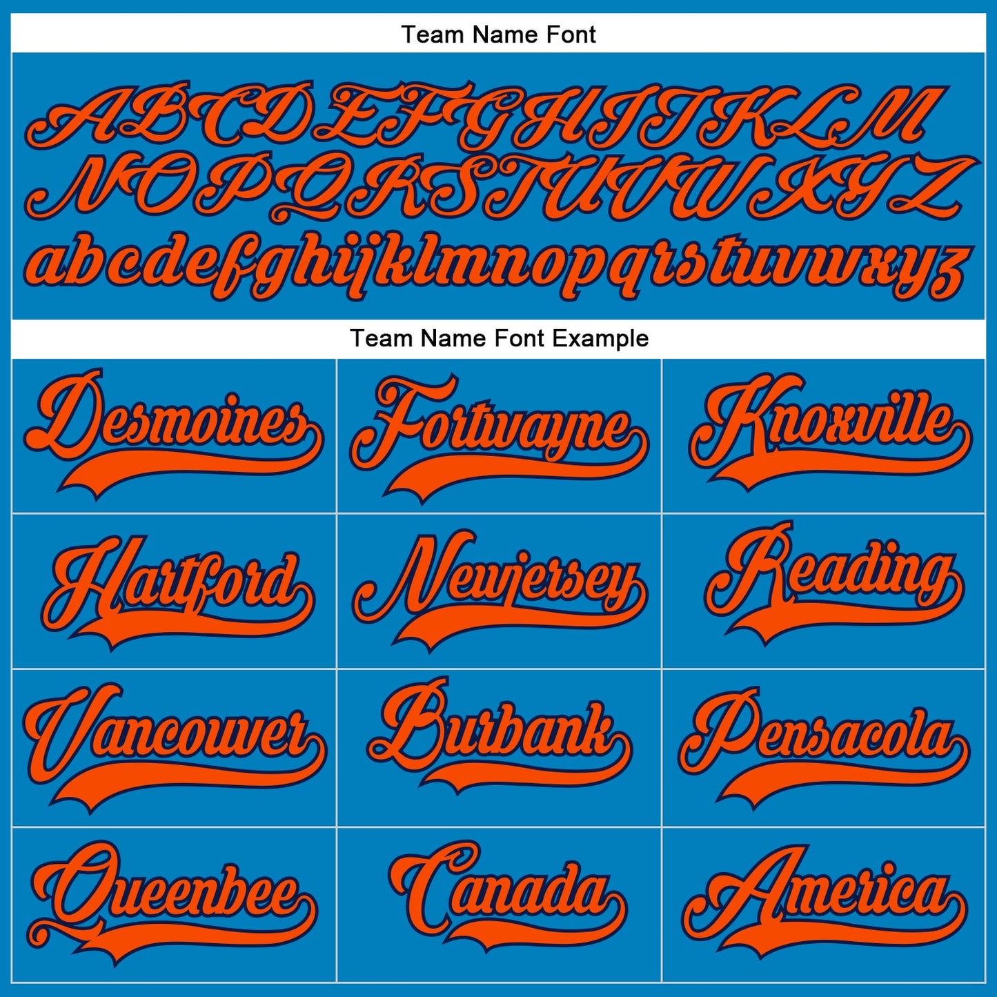 Custom Blue Orange-Navy Hockey Lace Neck Jersey - Sky-Custom