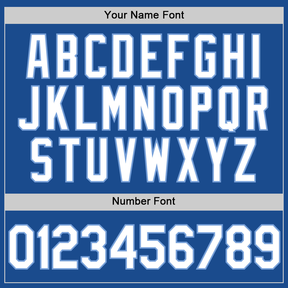 Custom Blue White-Light Blue Authentic Throwback Baseball Jersey - Sky-Custom