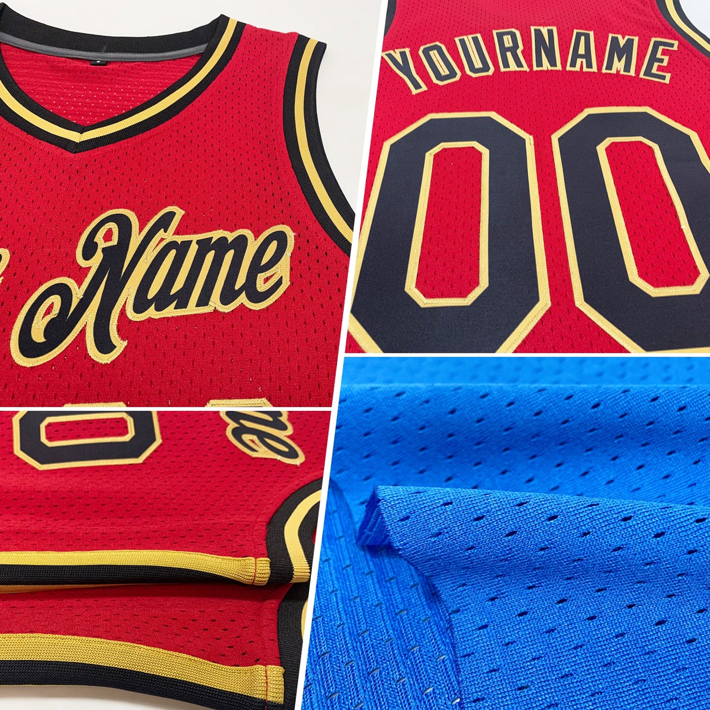 Custom Blue White-Kelly Green Authentic Throwback Basketball Jersey - Sky-Custom
