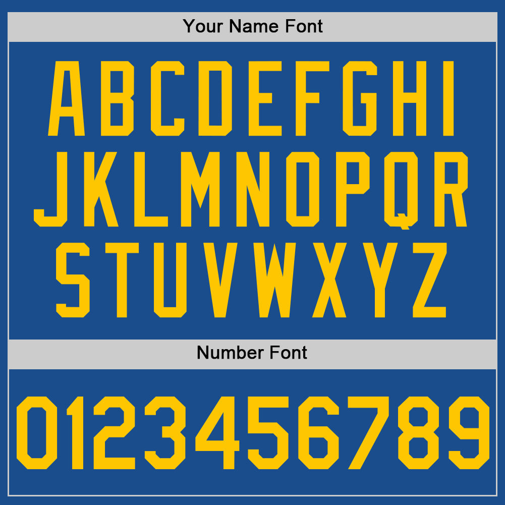 Custom Blue Yellow Mesh Authentic Throwback Baseball Jersey - Sky-Custom