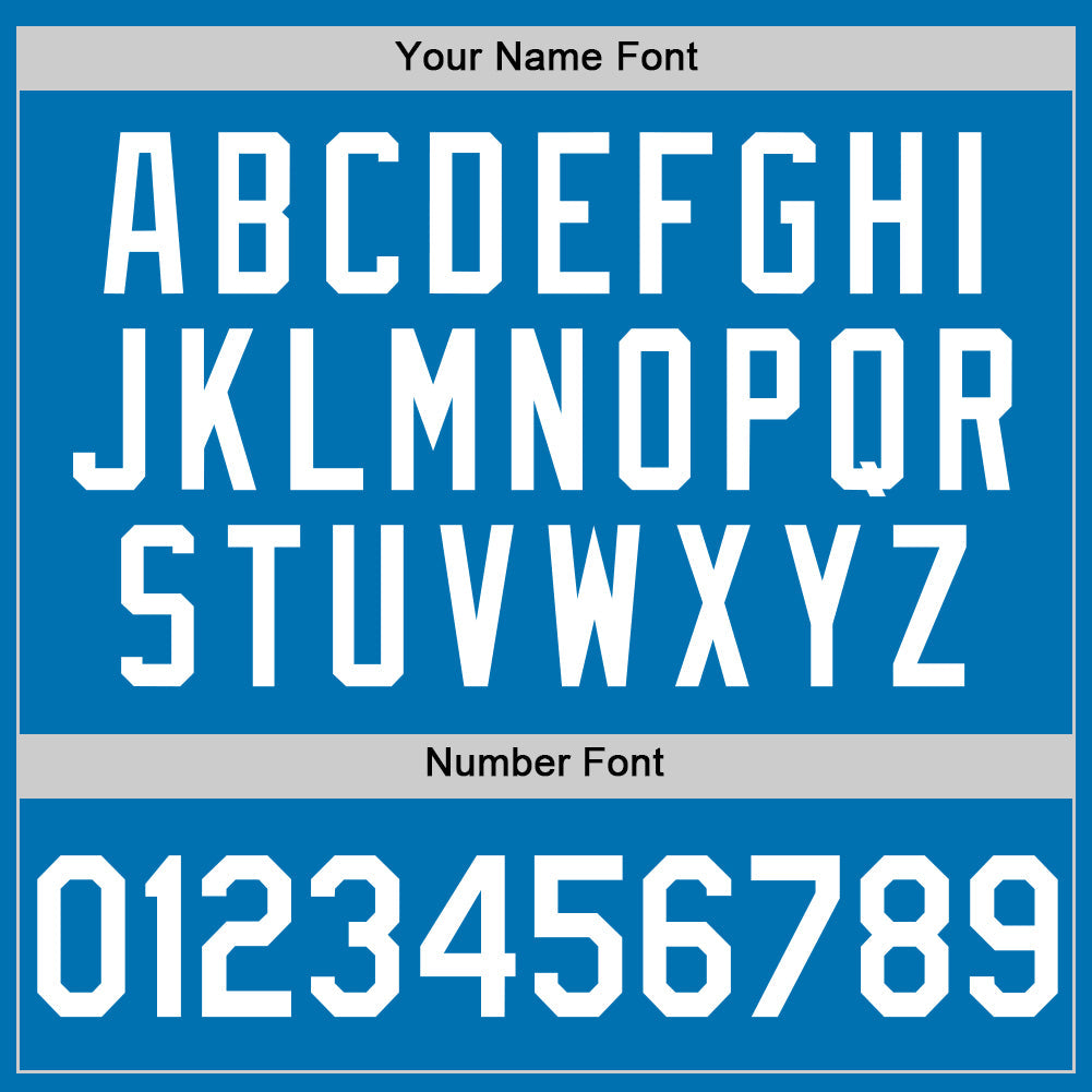 Custom Blue White Authentic Baseball Jersey - Sky-Custom