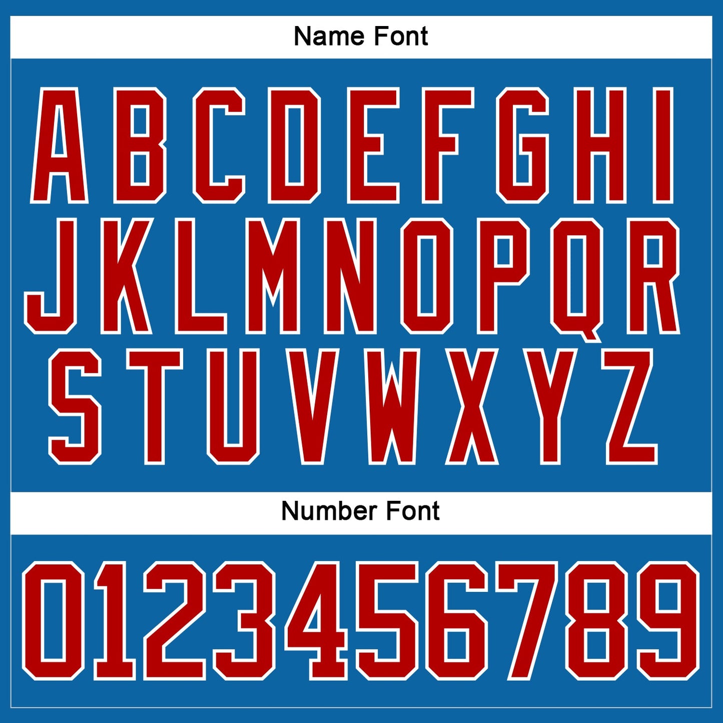 Custom Blue Red-White Hockey Jersey - Sky-Custom