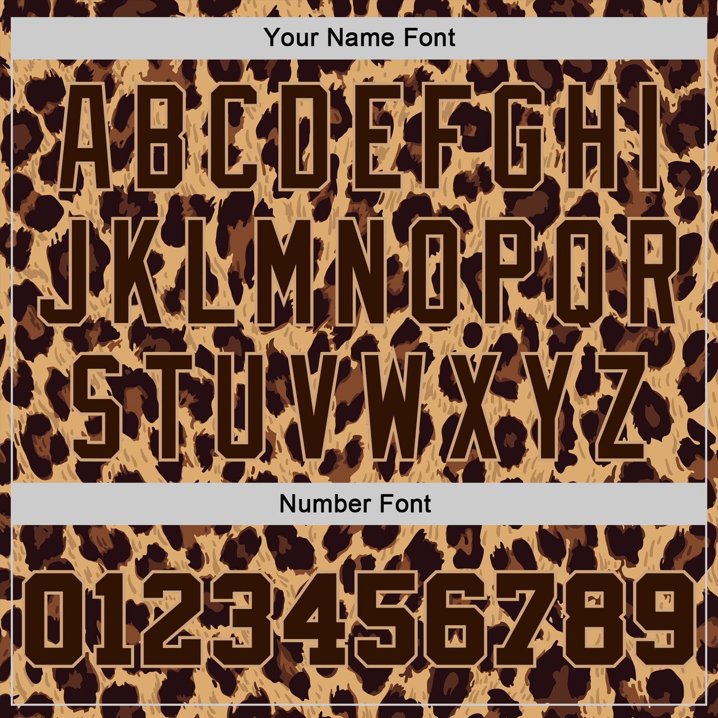 Custom Brown Brown-Old Gold 3D Pattern Design Leopard Authentic Basketball Jersey - Sky-Custom