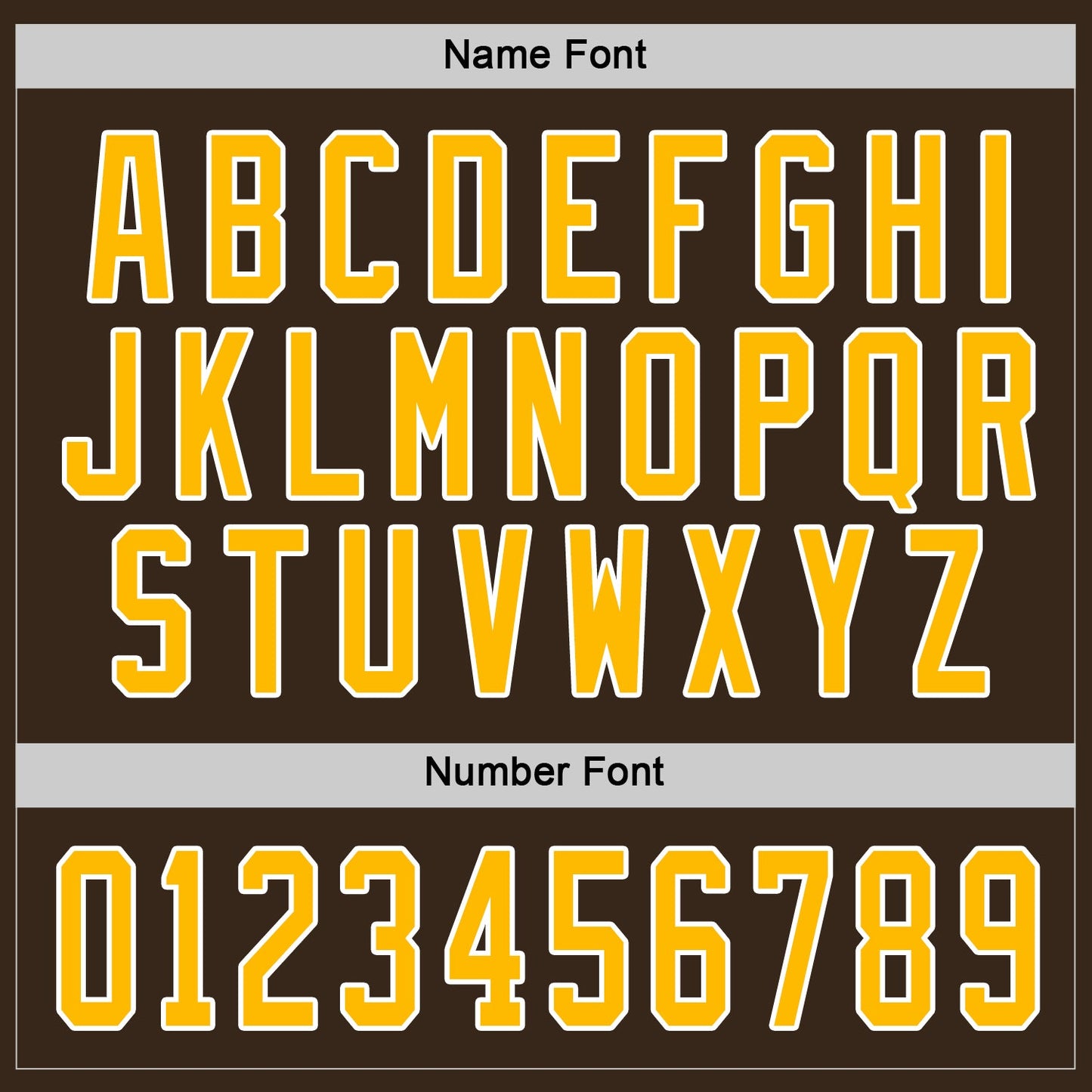 Custom Brown Gold-White Hockey Jersey - Sky-Custom