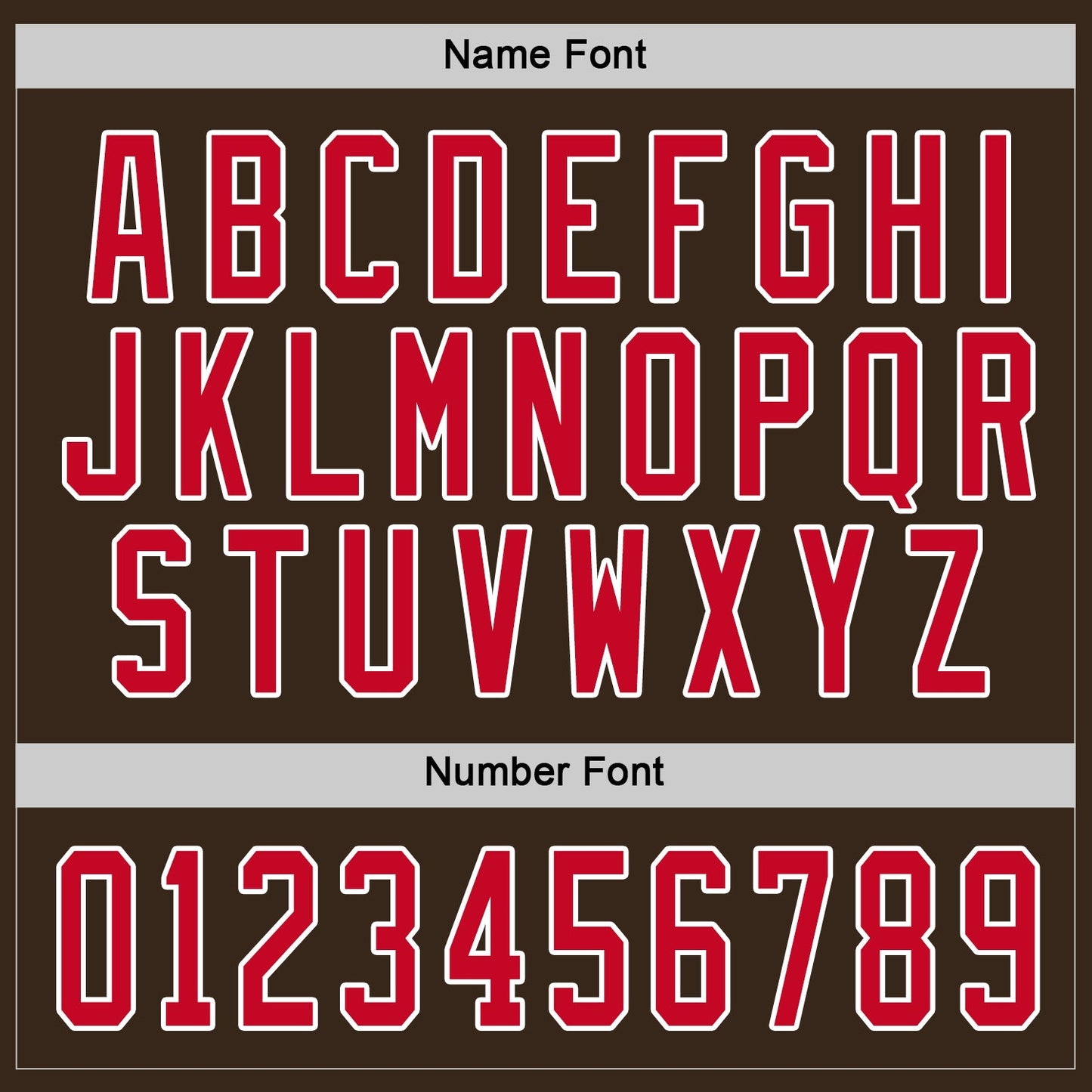 Custom Brown Red-White Hockey Jersey - Sky-Custom