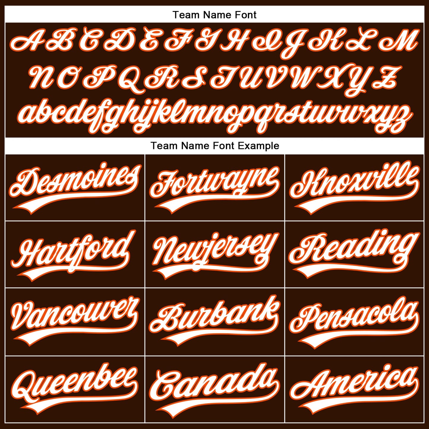 Custom Brown White Pinstripe Orange Authentic Baseball Jersey - Sky-Custom