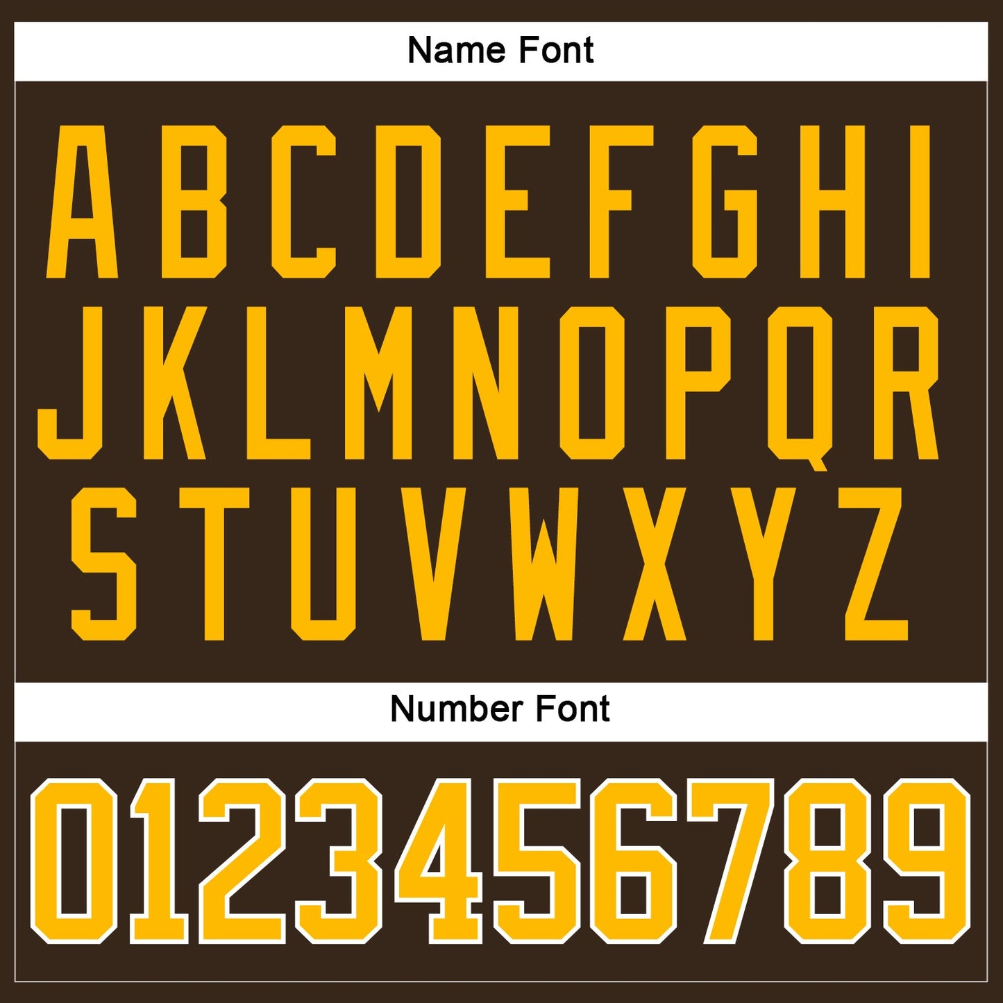 Custom Brown Gold-White Hockey Jersey - Sky-Custom