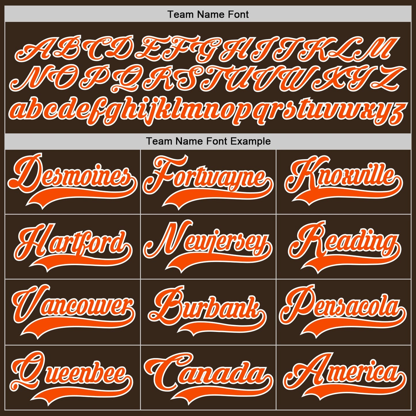 Custom Brown Orange-White Hockey Jersey - Sky-Custom