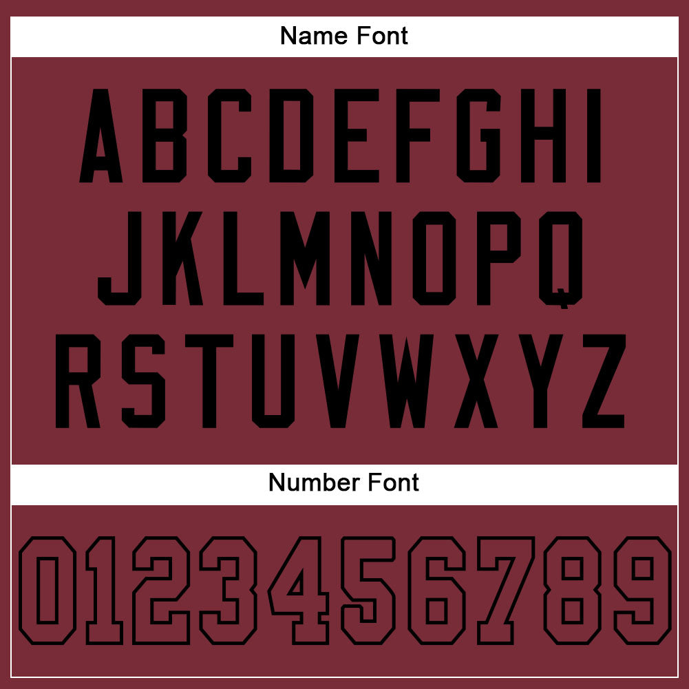 Custom Burgundy Burgundy-Black Mesh Authentic Football Jersey - Sky-Custom