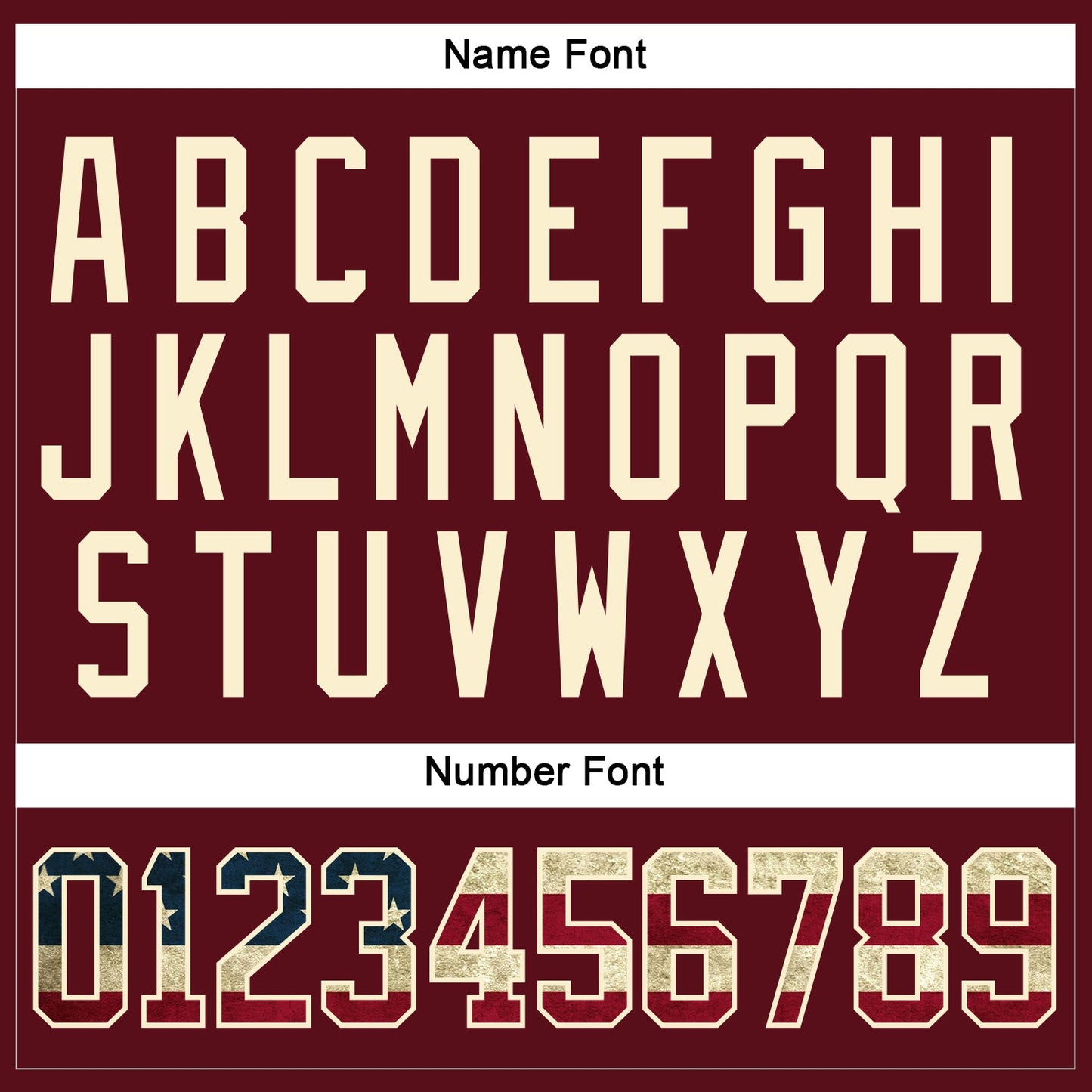 Custom Burgundy Vintage USA Flag Black-Cream Hockey Lace Neck Jersey - Sky-Custom