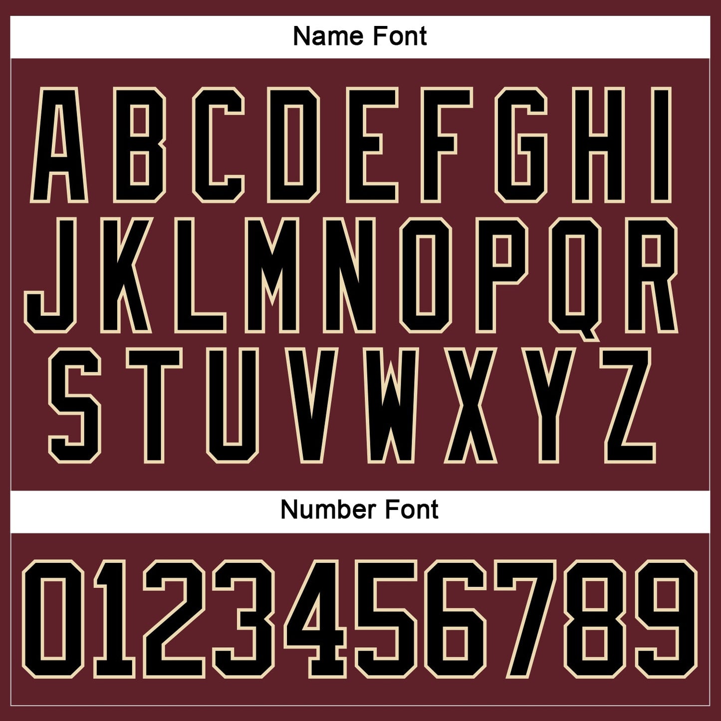 Custom Burgundy Black-Cream Hockey Jersey - Sky-Custom