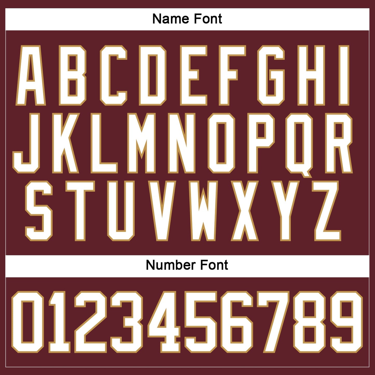 Custom Burgundy White-Old Gold Hockey Jersey - Sky-Custom