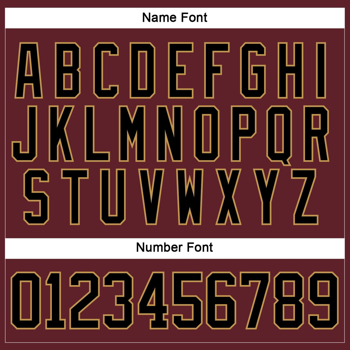 Custom Burgundy Black-Old Gold Hockey Jersey - Sky-Custom